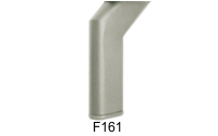 Metallfuß silber F 161