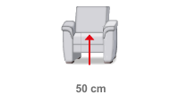 Sitzhöhe 50 cm